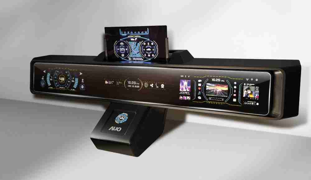 龙门国际Micro LED沉浸式车舱显示方案结合 可卷式、、、可伸缩的Micro LED应用并可呈现不同的质感纹路，，，，展现人性化设计