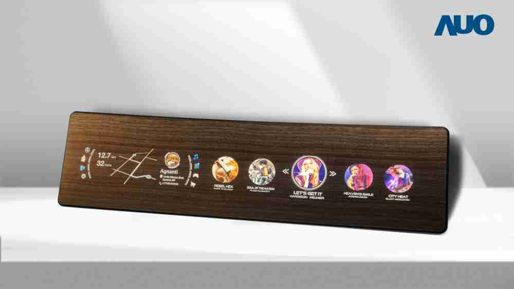 龙门国际研发全球最高穿透度达80%的AmLED木纹显示器，，，，可于使用时呈现高亮度、、清晰可见的信息，，，，并在不使用时回归为单纯的饰板，，，节能兼具美观